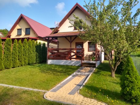 Domek nad samym jeziorem