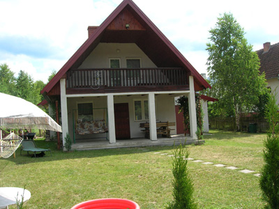 MAZURY - JERUTKI. Kraina jezior i soczystej zieleni zaprasza.Domek nad jeziorem